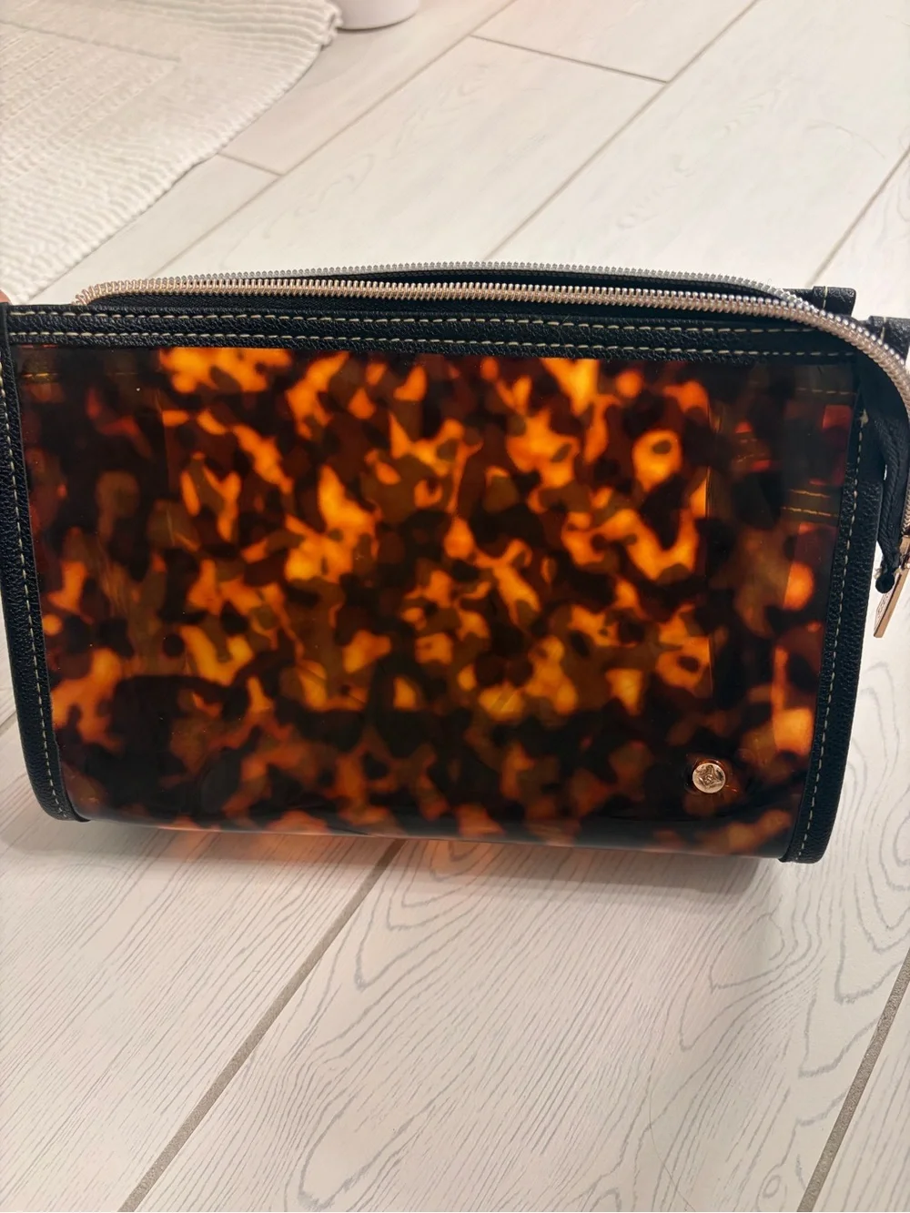 Stephanie Johnson Tortoise Cosmetic Case